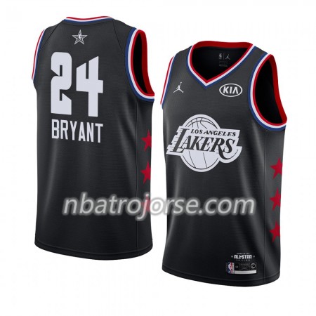 Män Los Angeles Lakers Tröja Kobe Bryant 24 2019 All-Star Jordan Brand Svart Swingman